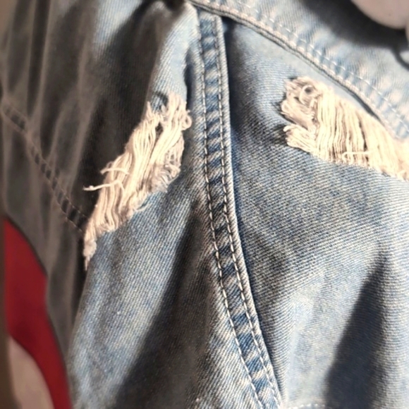 Anime Denim Jacket Hatake Kakashi Hoodie Unisex Size Medium - Picture 5 of 14